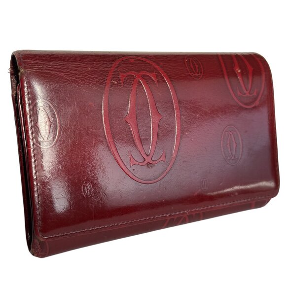 Vintage Cartier Happy Birthday Bifold Wallet with...